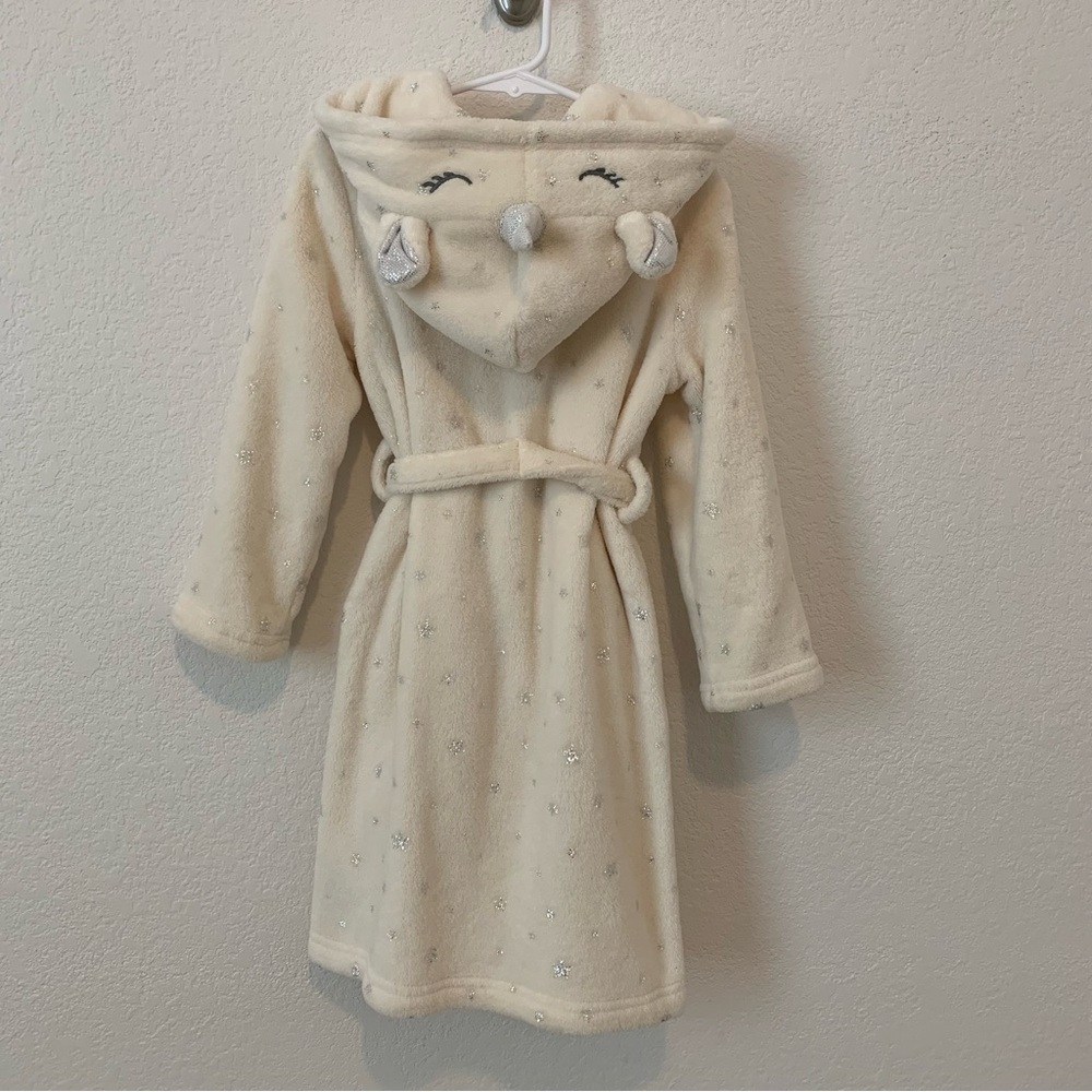 Baby Gap Ivory Unicorn Robe 5Y